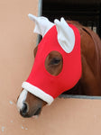 Maschera in lycra natalizia per cavallo Modello Renna